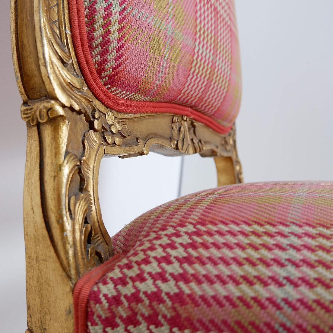 Paire de chaises de style Louis XV en vente 5