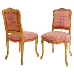 Pair of Louis XV style chairs