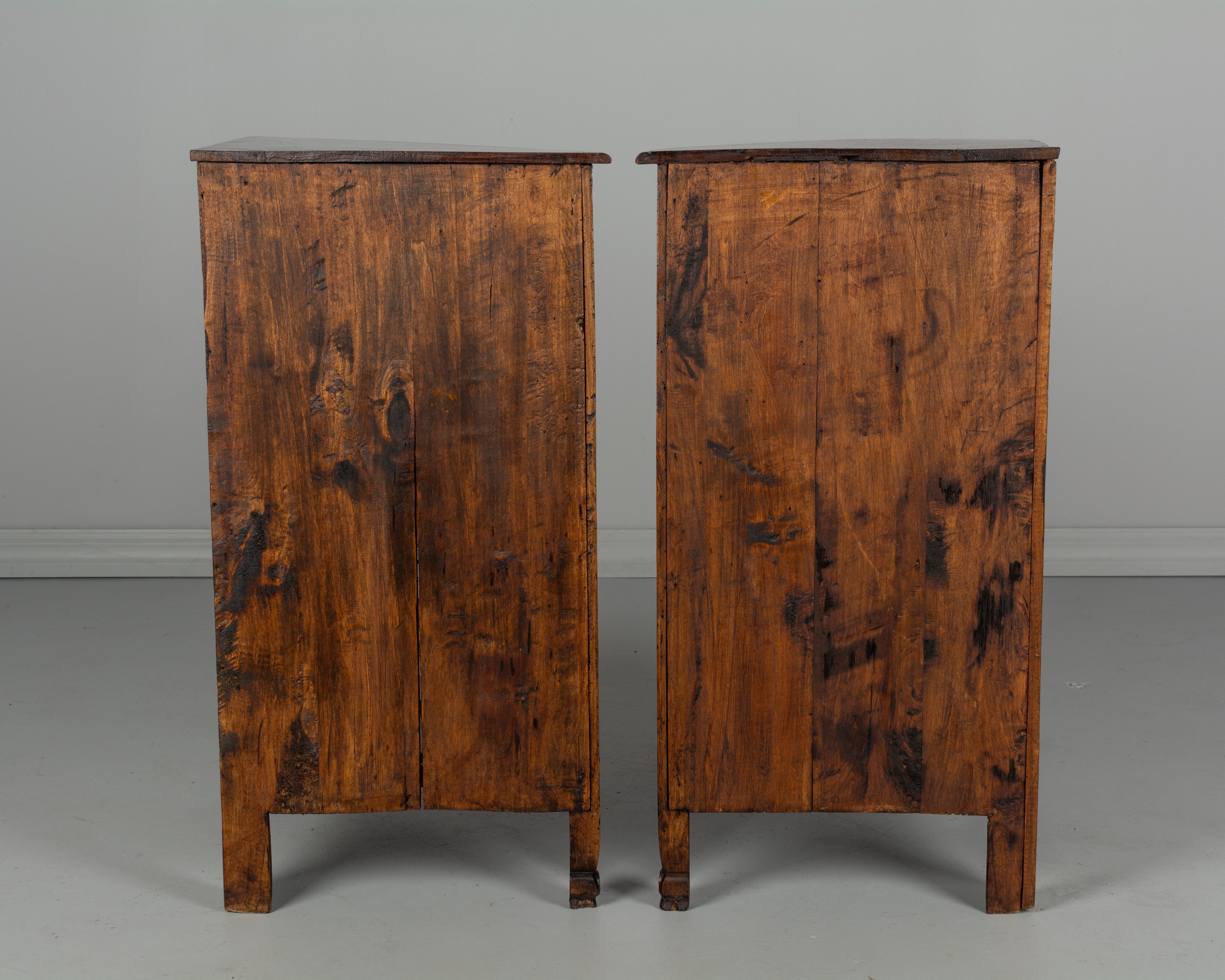 Pair of Louis XV Style Corner Cabinets 1