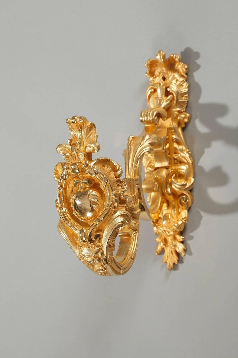 Pair Of Louis Xv Style Curtain Tie Backs For Sale At 1stdibs