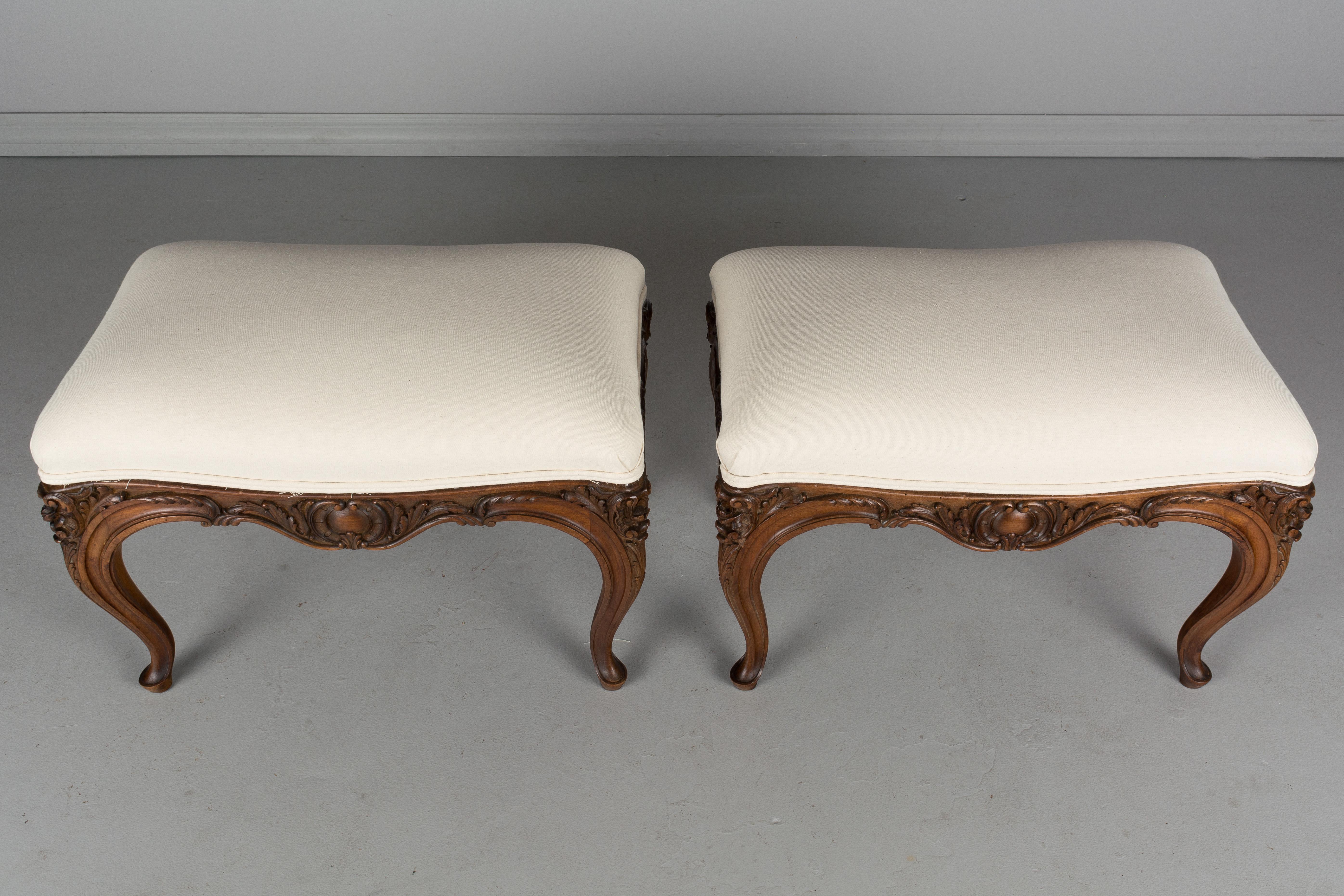 Pair of Louis XV Style Foot Stool or Bench 2