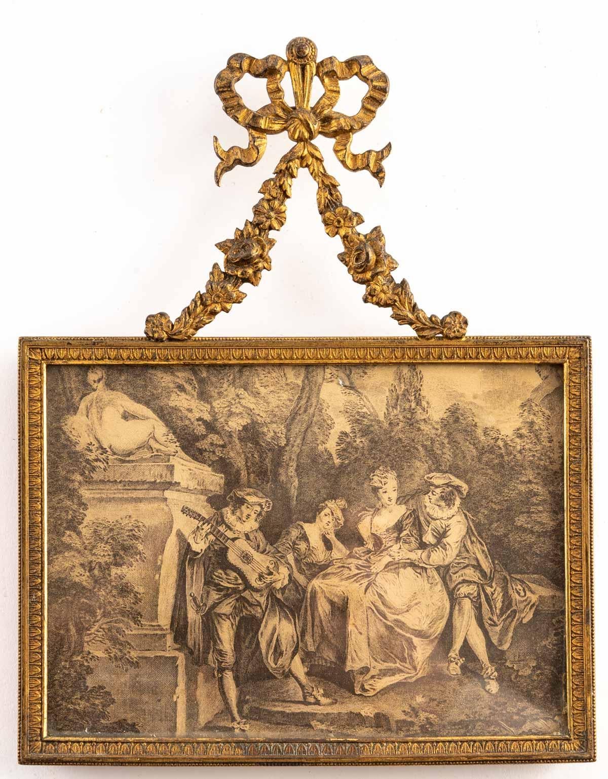 19th Century Pair of Louis XV Style Gilt Bronze Frames