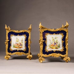Pair of Louis XV Style Porcelain Jardinières, Circa 1840