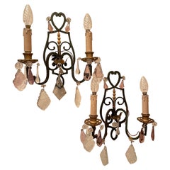 Pair of Louis XV Style Sconces, Italy