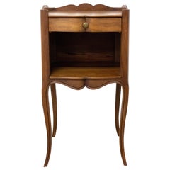  Louis XV Style Side Cabinet Nightstand French Bedside Table, Mid-Century