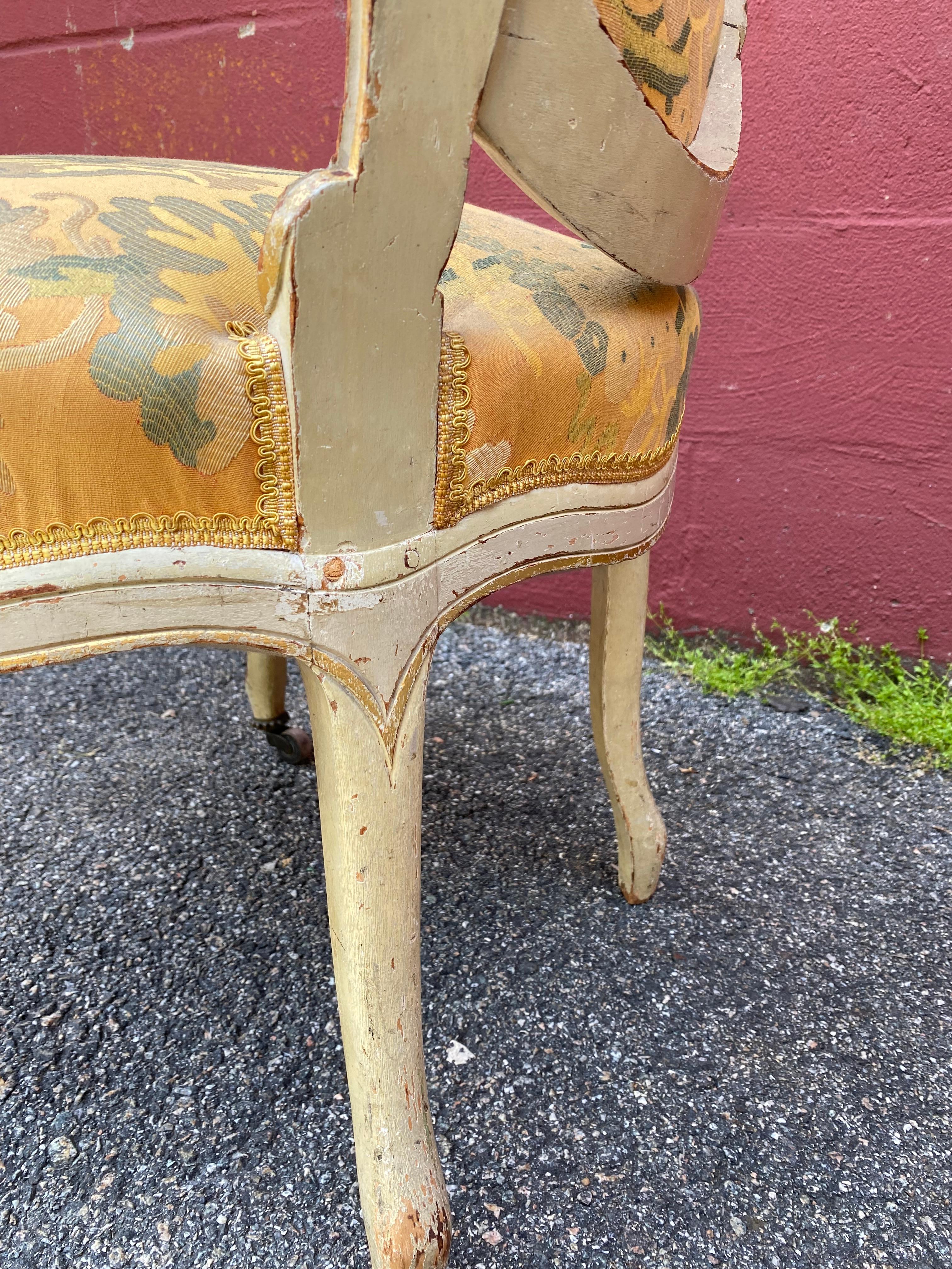 Pair of French Louis XV Style Side Chairs 10