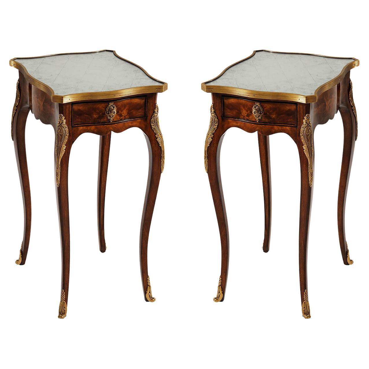 Pair of Louis XV Style Side Tables