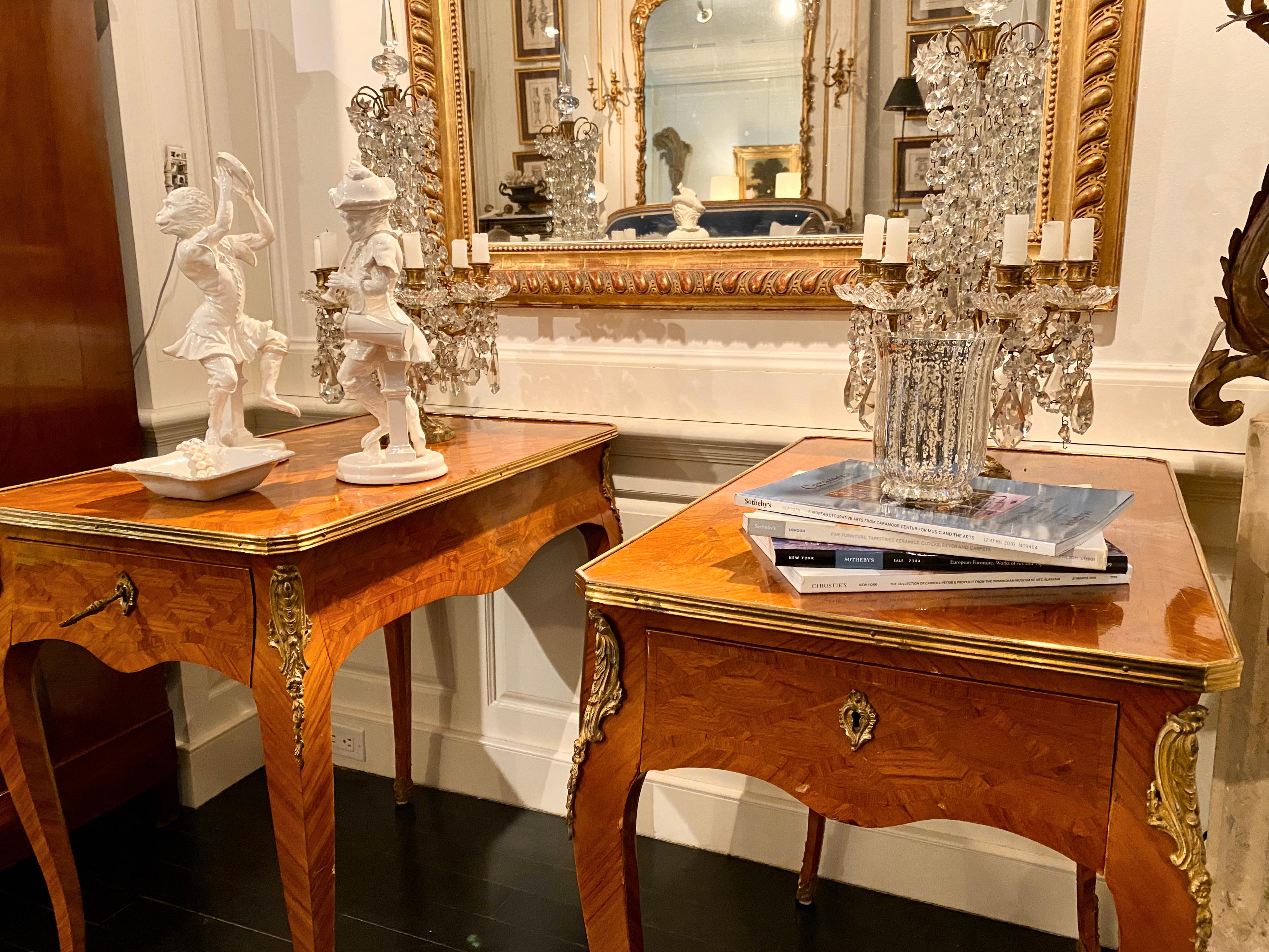 Pair of Louis XV Style Tables For Sale 11