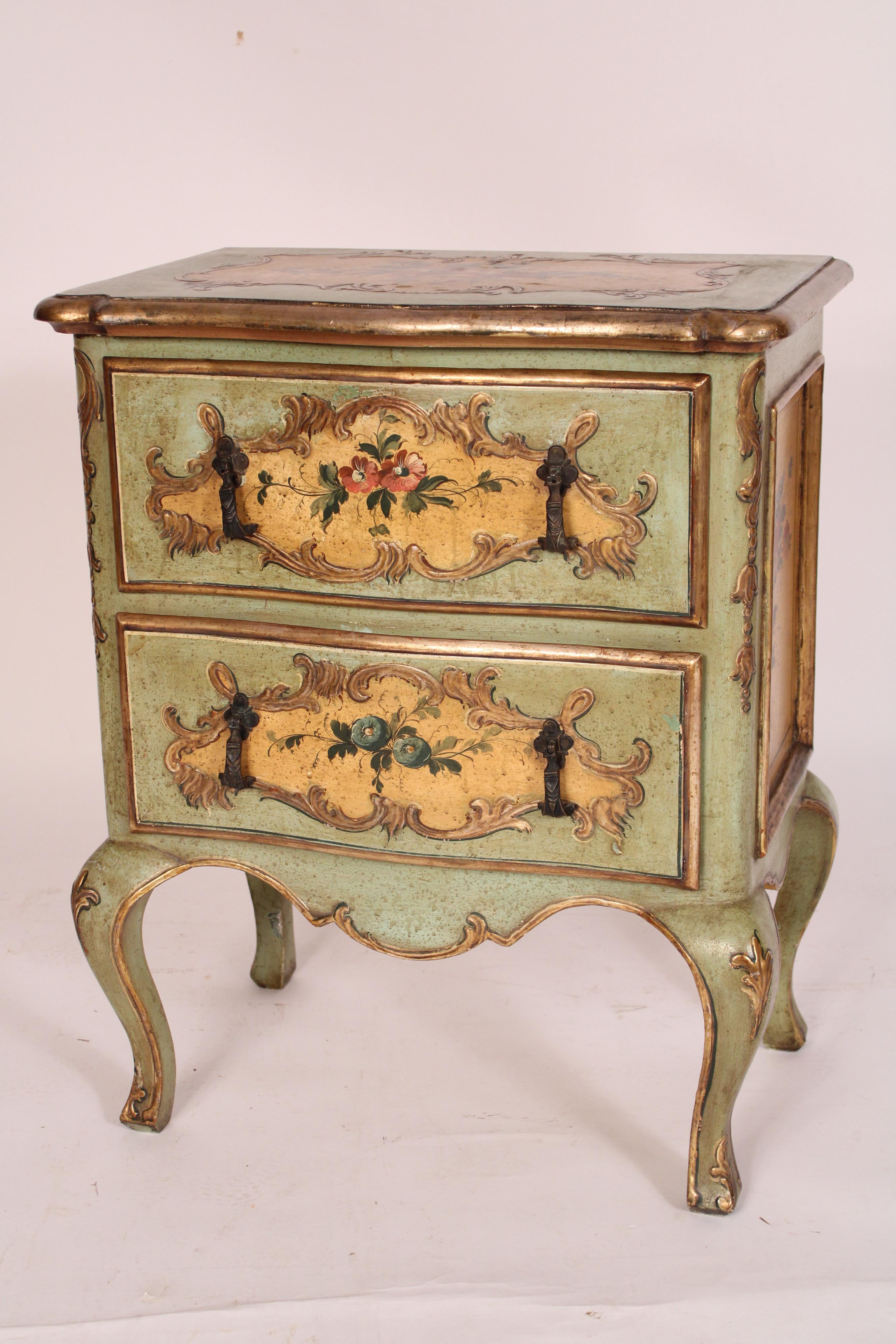 Mid-20th Century Pair of Louis XV Style Venetian Commodinis