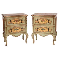 Pair of Louis XV Style Venetian Commodinis