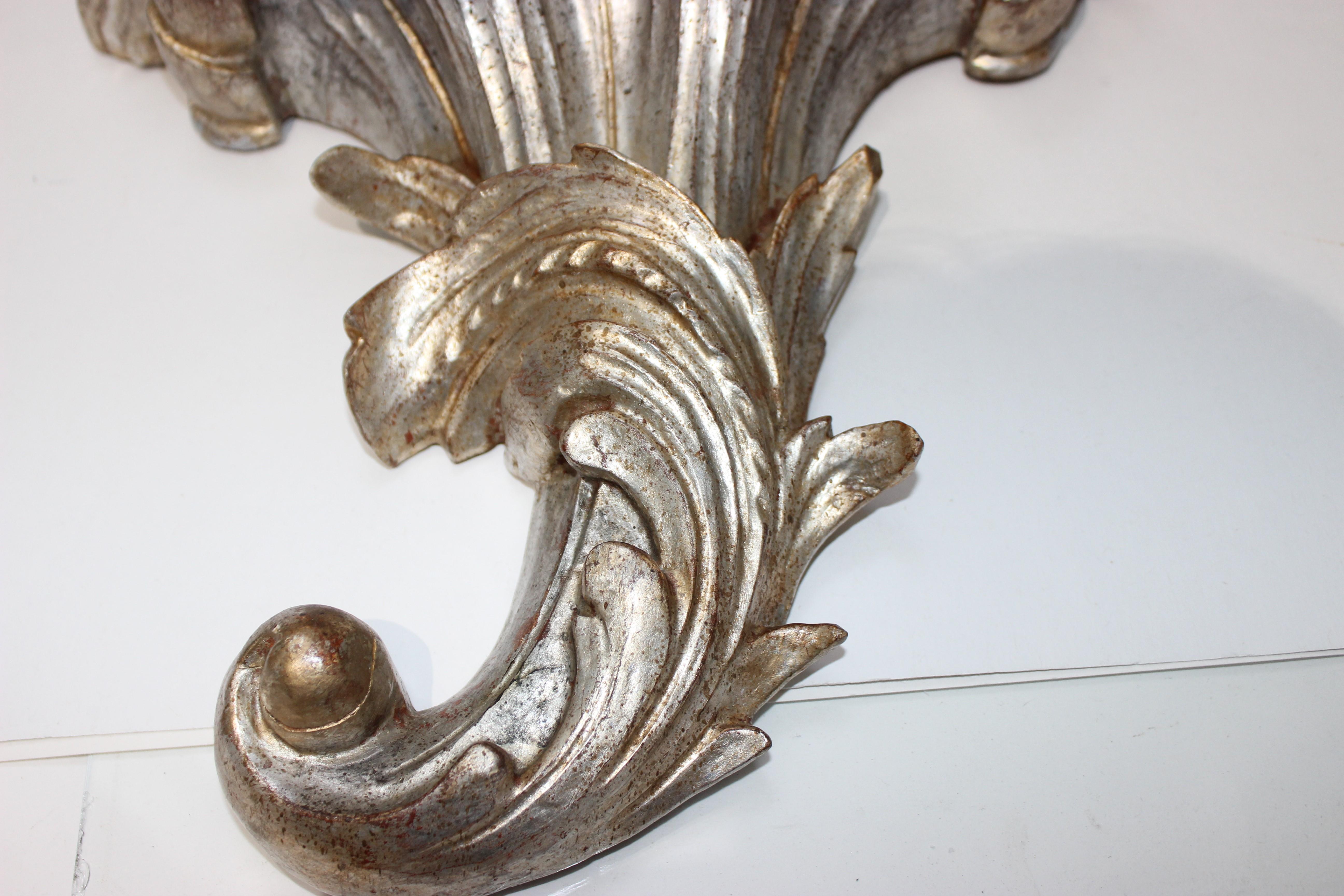 20th Century Pair of Louis XV Style Wall Brackets For Sale
