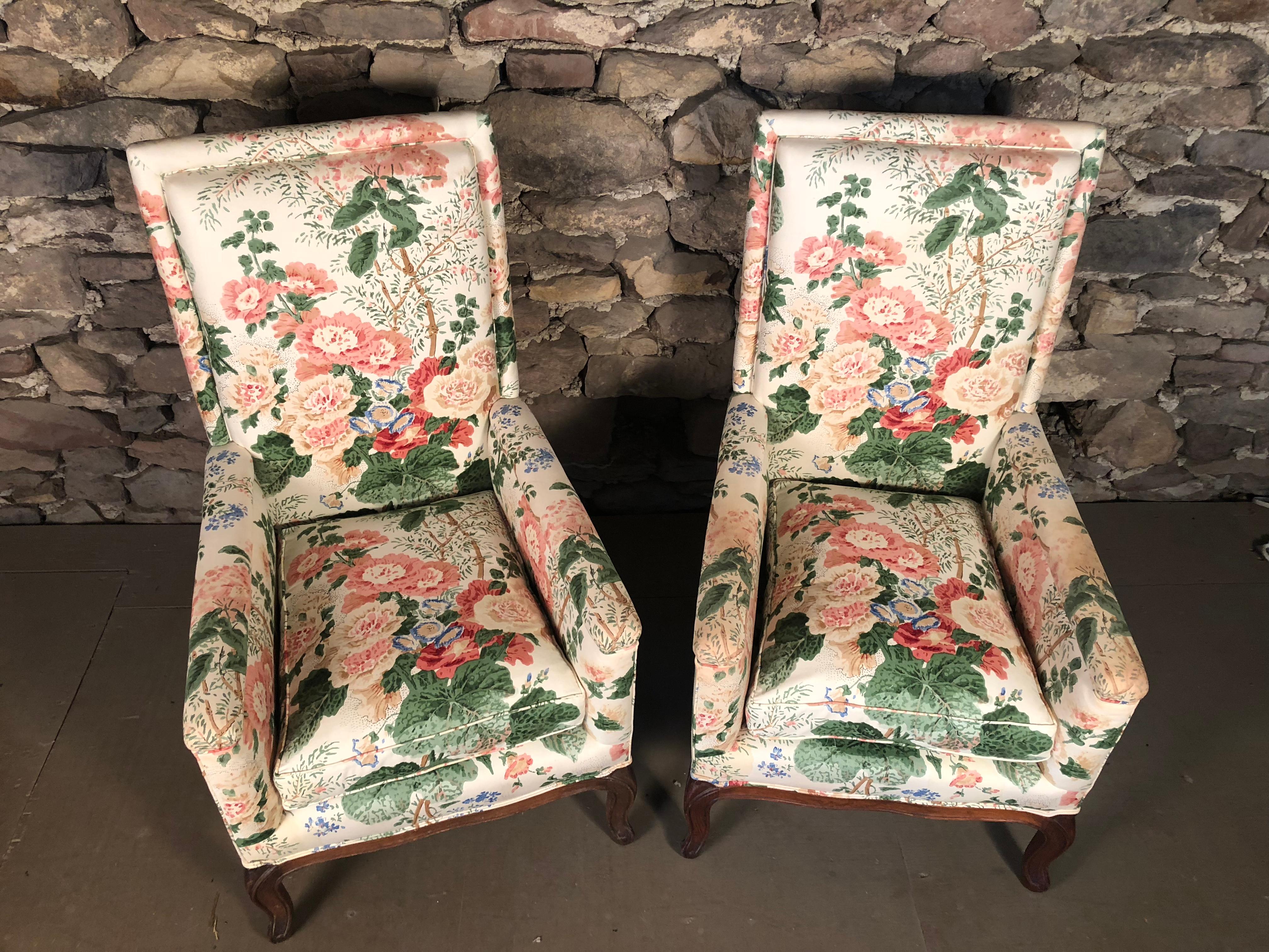 Pair of Louis XV Upholstered Armchairs, 18th Century 11
