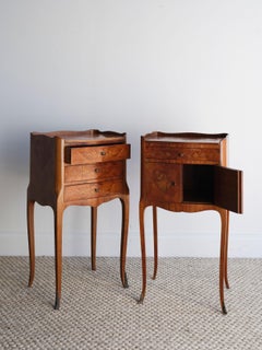 Pair of Louis XV Walnut Side Tables, circa 1900