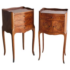 Pair of Louis XV Walnut Side Tables, circa 1900