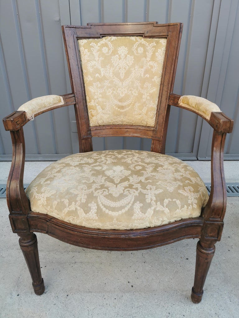 18th Century Superb Pair of Louis XVI Armchairs, C 1770 For Sale at 1stDibs