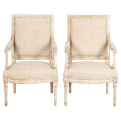 Antique Pair of Louis XVI Armchairs