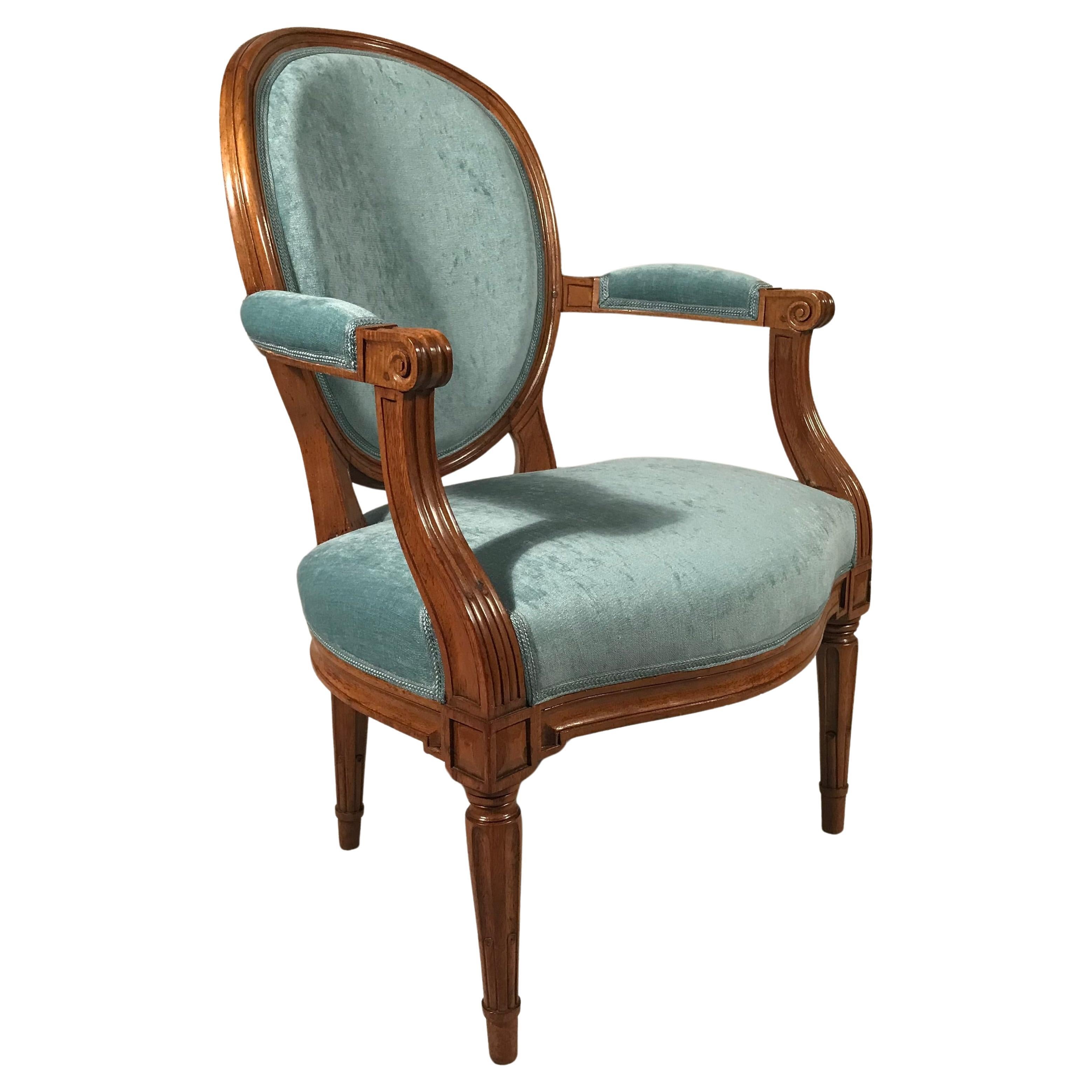 Paar Louis-XVI-Sessel, Provinz Frankreich, 18. Jahrhundert (Louis XVI.) im Angebot