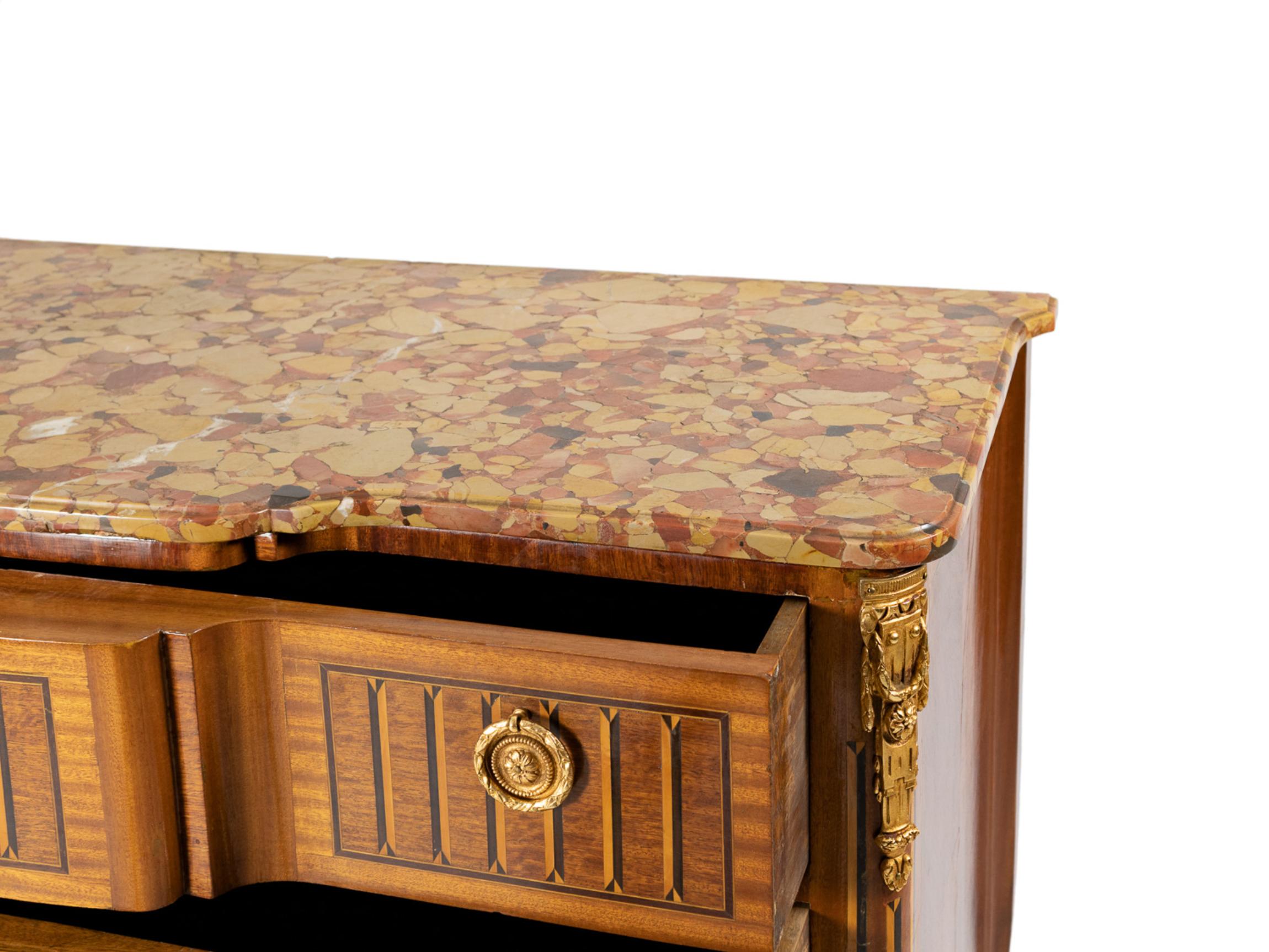 Metallo Coppia di commode Luigi XVI, XIX secolo in vendita