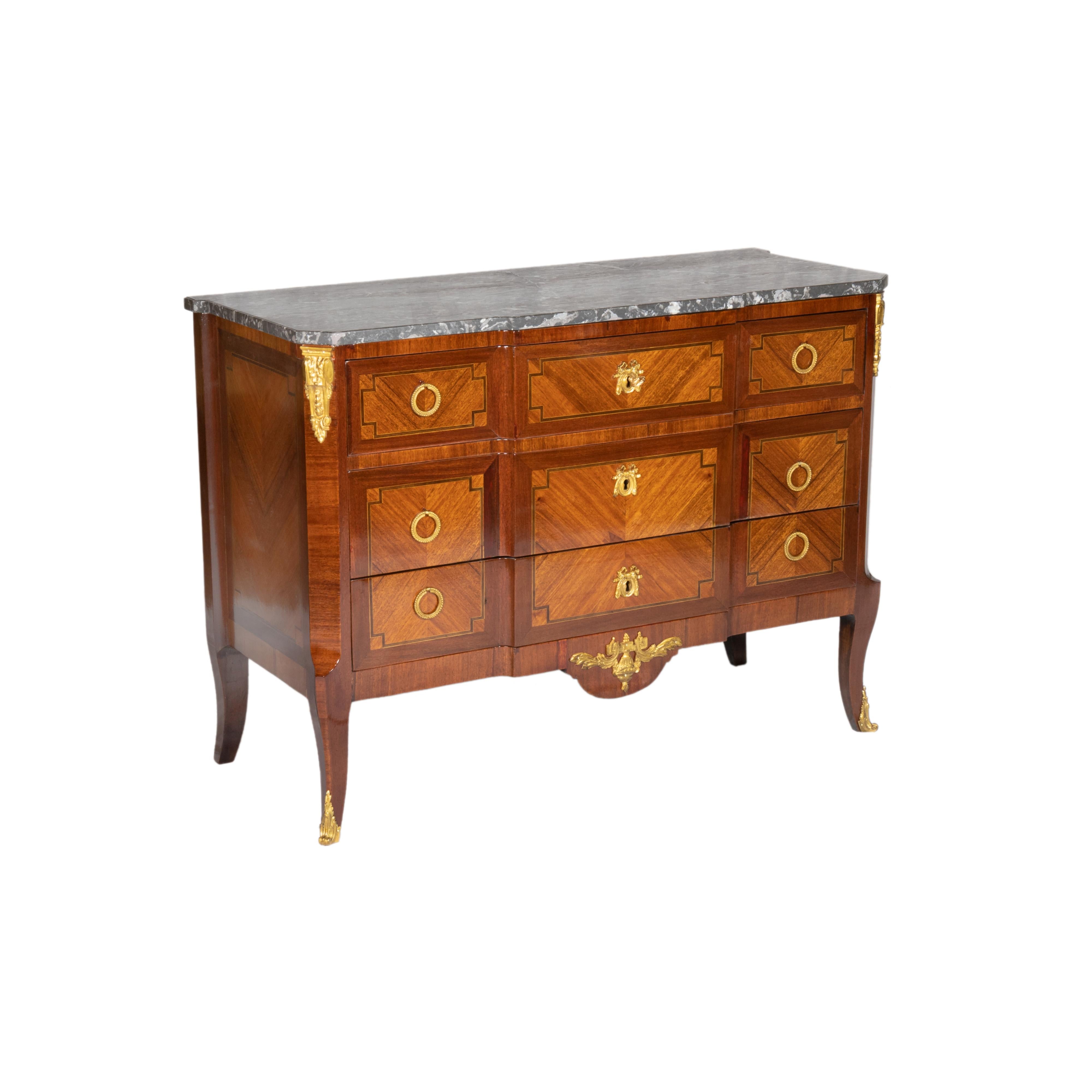 Coppia di commode Luigi XVI, XIX secolo in vendita 1