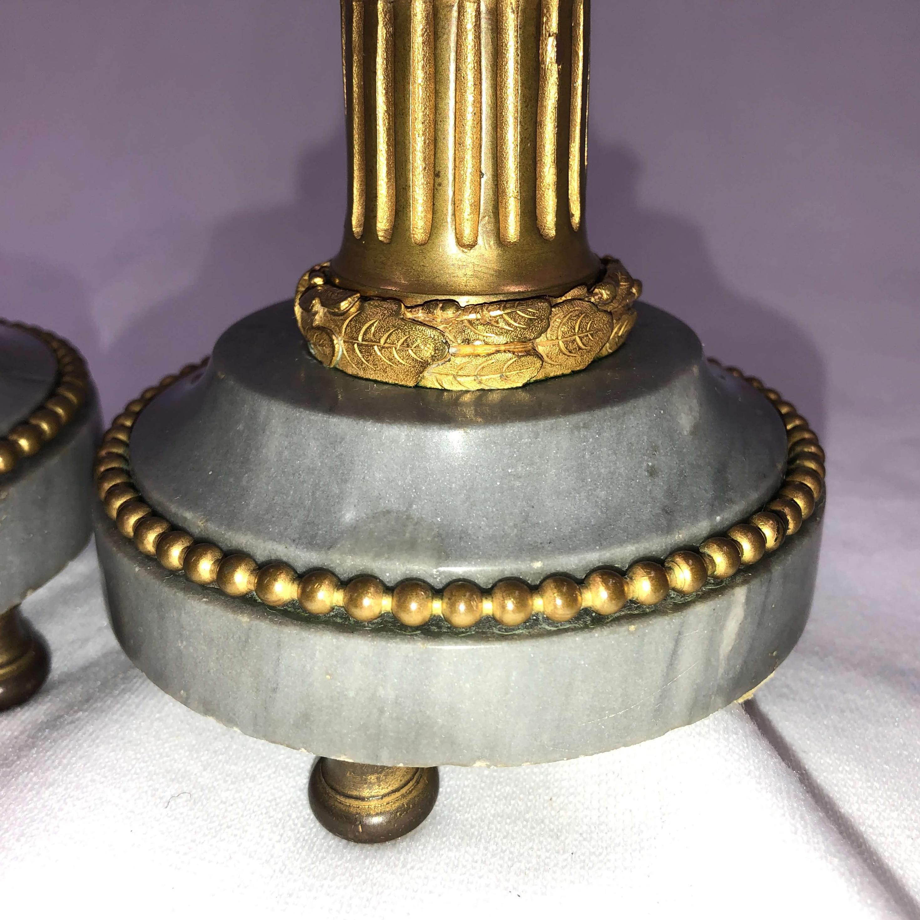 Pair of Louis XVI Bronze Cassollettes In Good Condition In Westwood, NJ