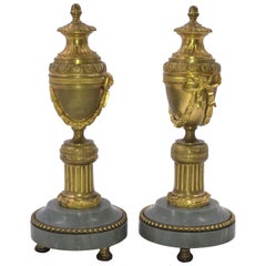 Pair of Louis XVI Bronze Cassollettes