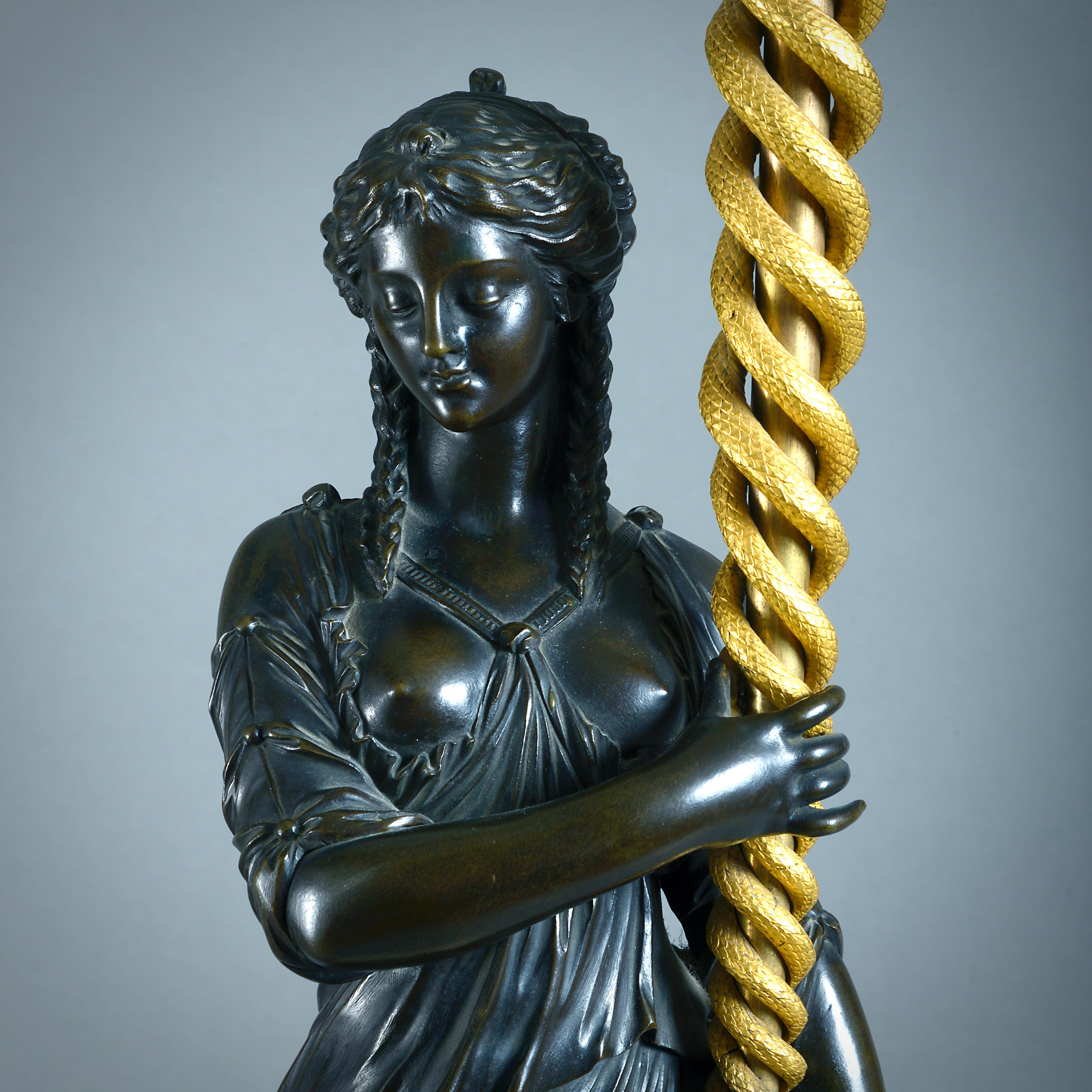 Coppia di candelabri Luigi XVI in bronzo, ormolu e marmo statuario in vendita 1