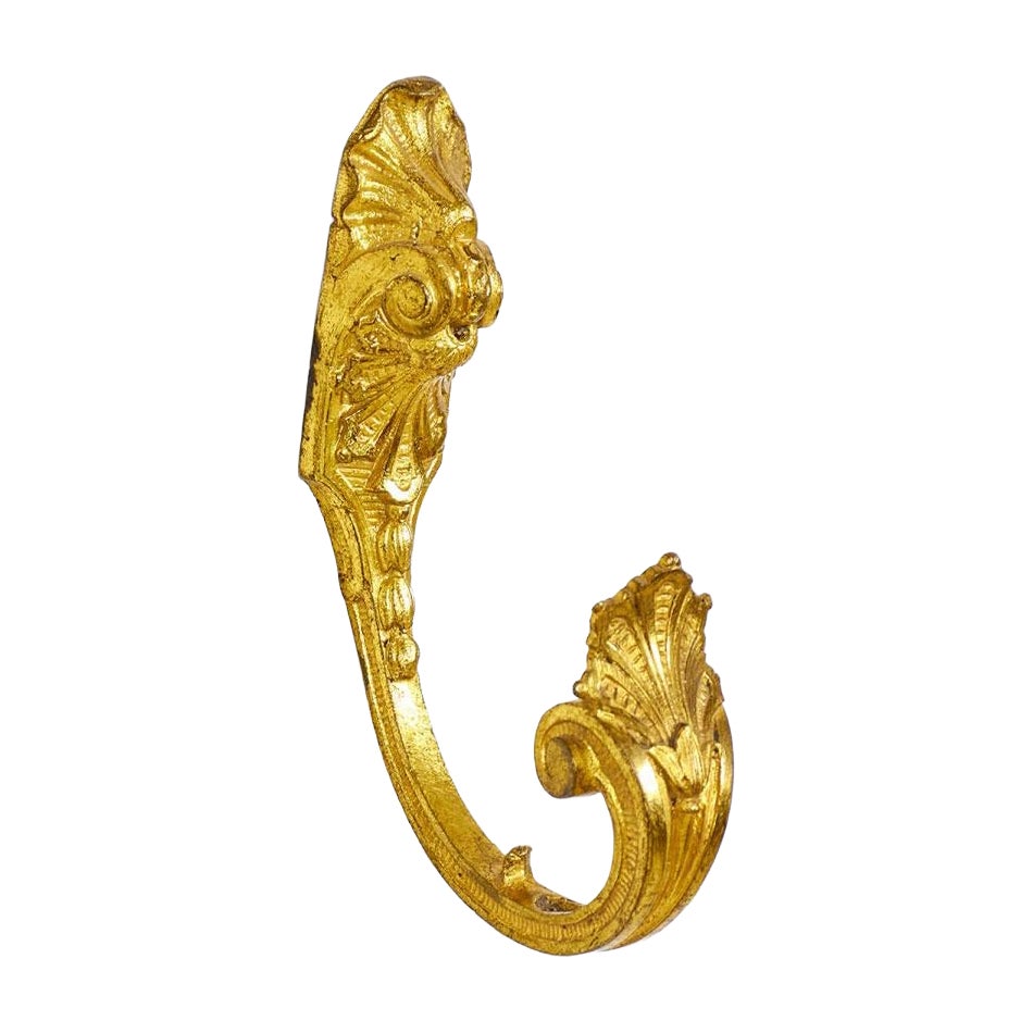 Pair of Louis XVI Bronze Shell Tie Backs