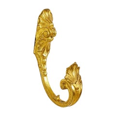 Pair of Louis XVI Bronze Shell Tie Backs