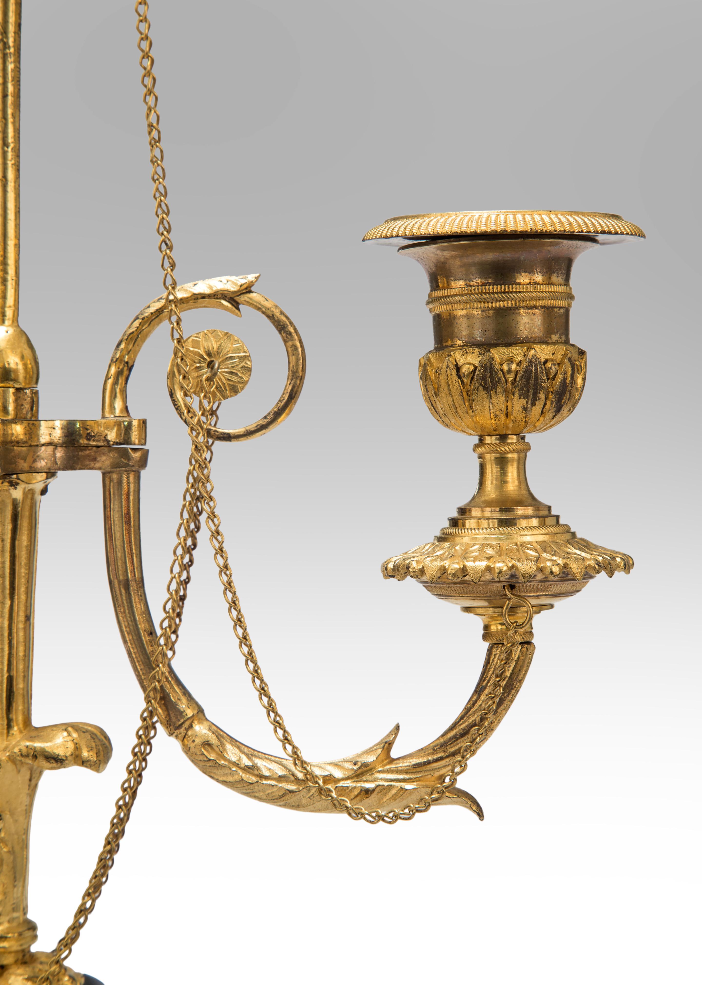 Neoclassical Pair of Louis XVI Candelabra For Sale
