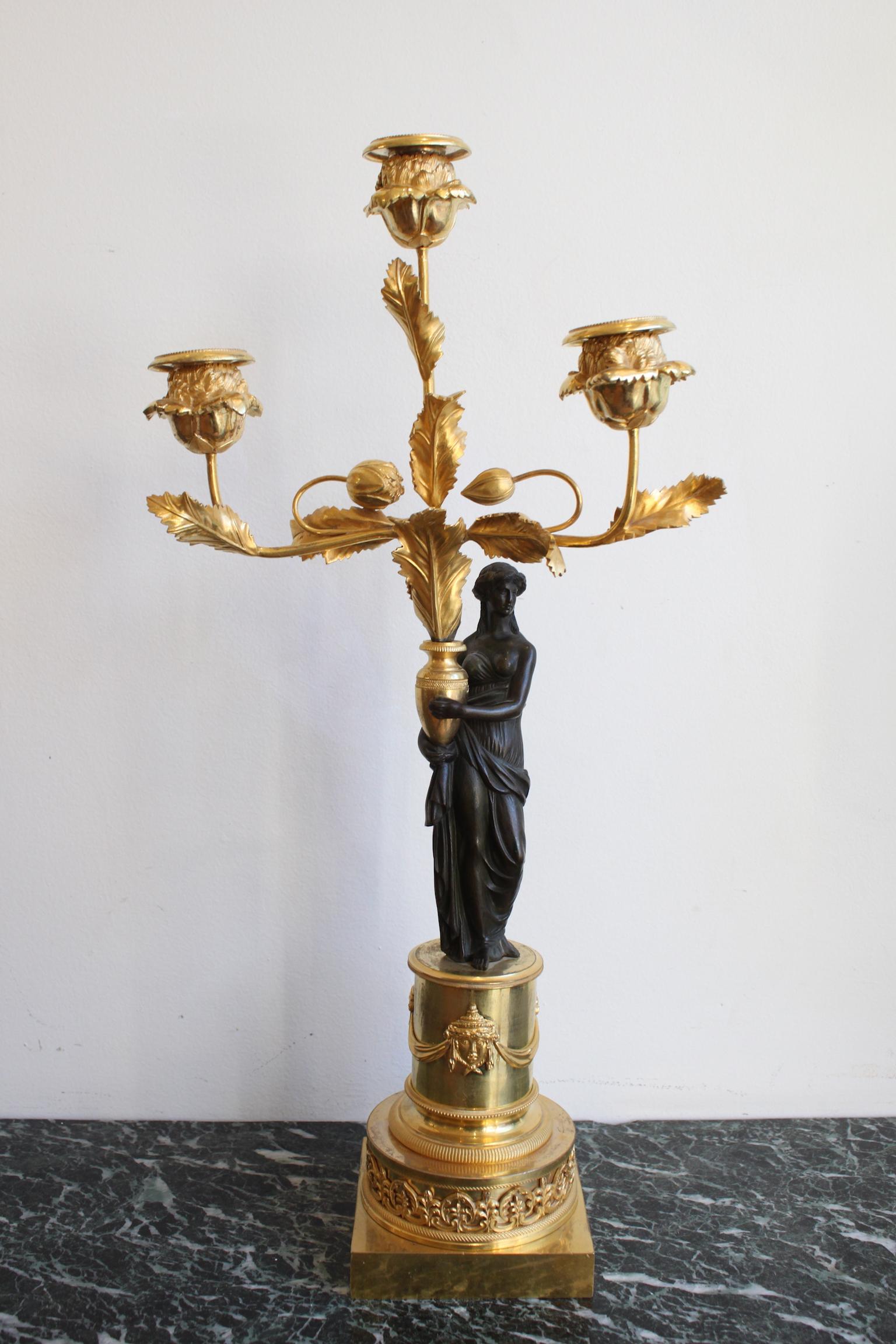French Pair of Louis XVI Candlesticks