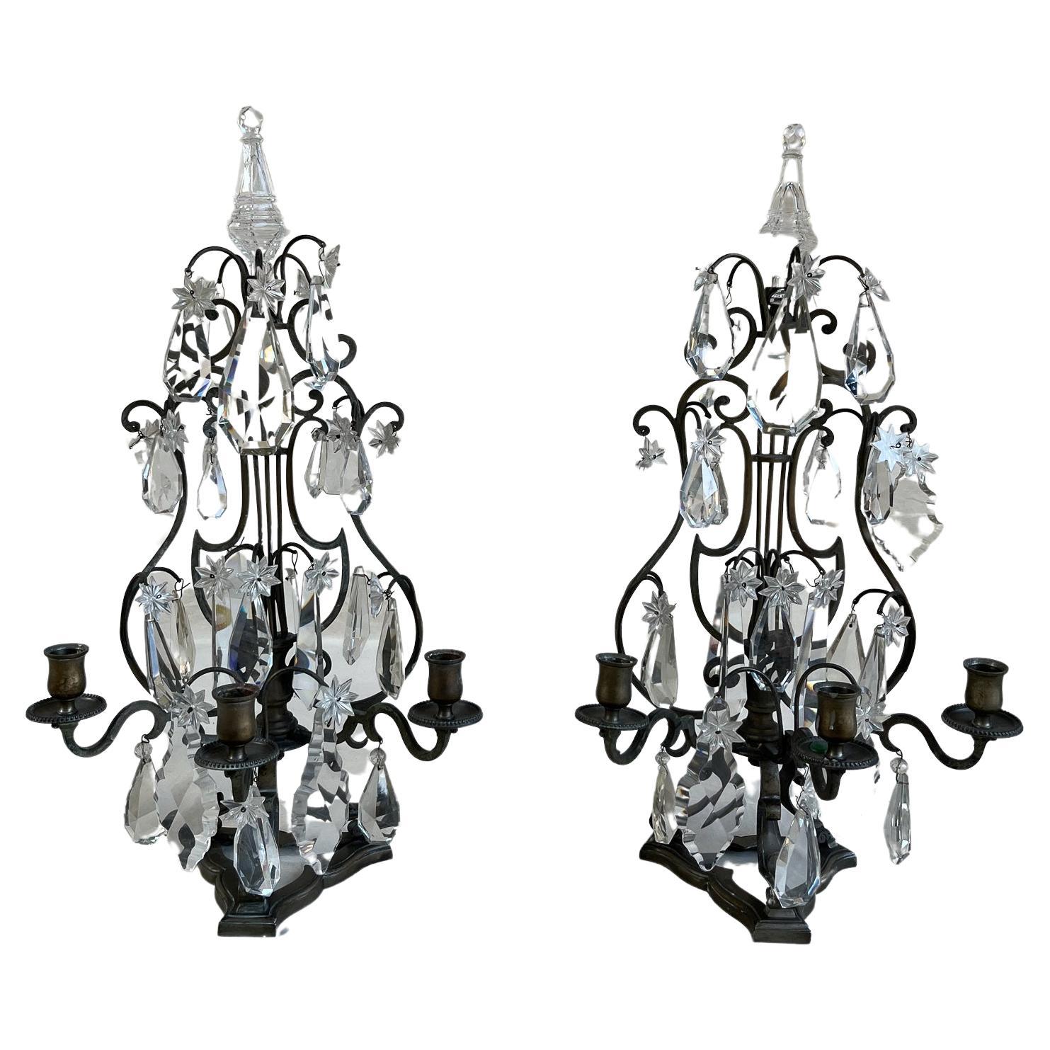 Pair of Louis XVI Candlesticks France 19th Century For Sale