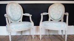 Pair of Louis XVI Chairs from the Workshop of Barthelemy Denis Chardon