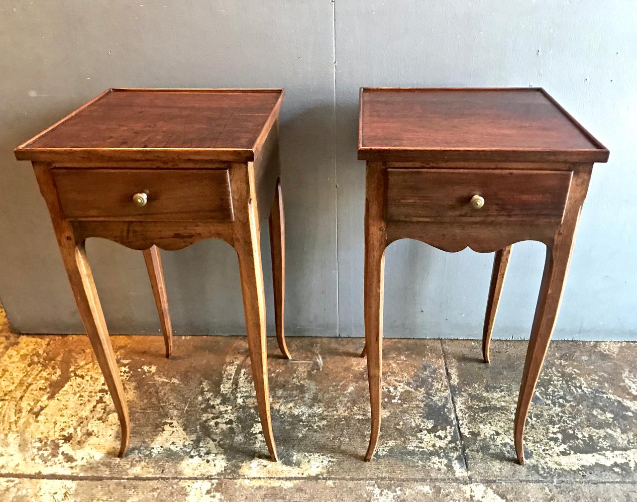 Pair of Louis XVI/Directoire Style Petites Commodes or Nightstands 1