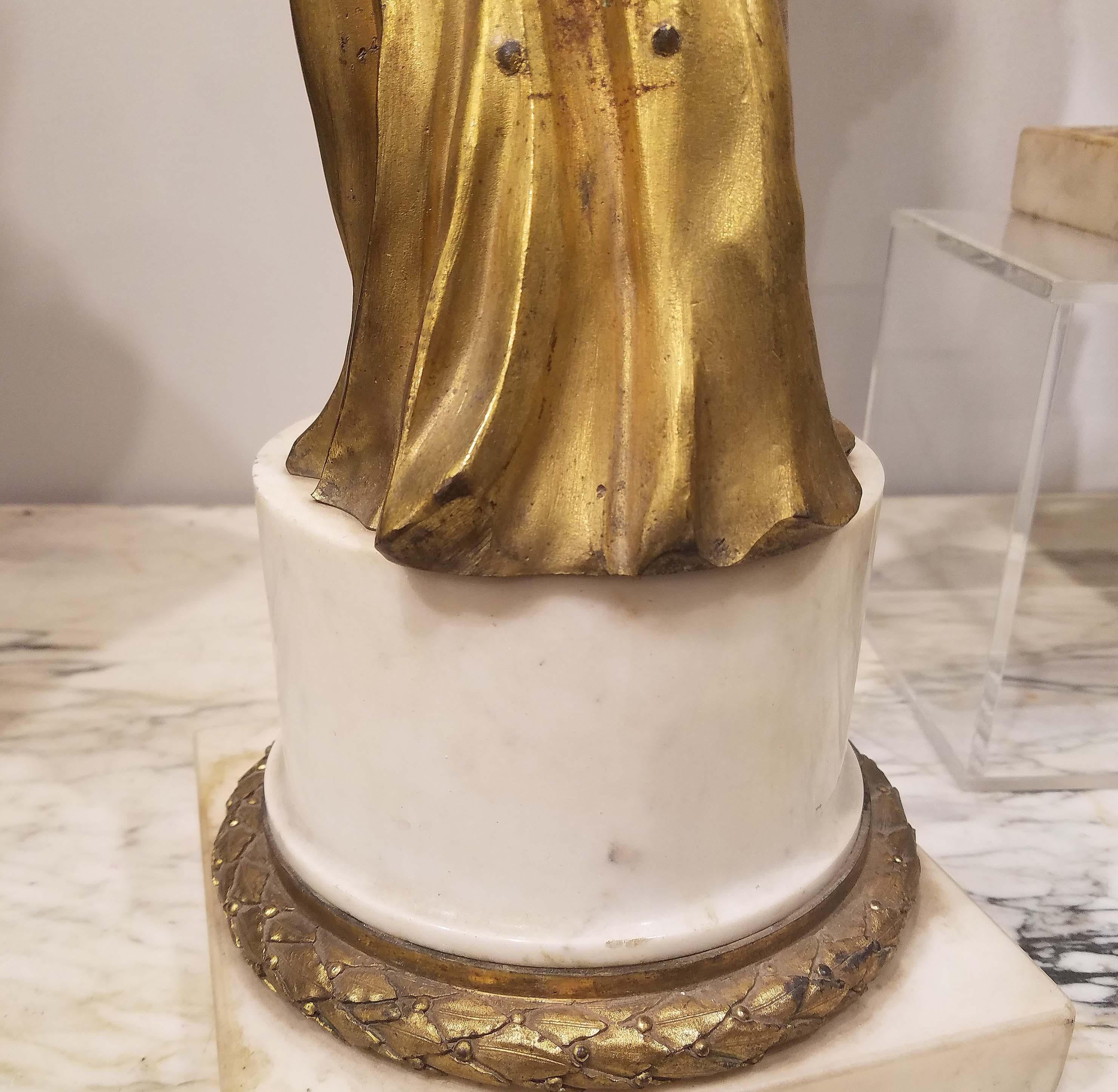 Pair of Louis XVI Gilt Bronze Candelabras For Sale 4
