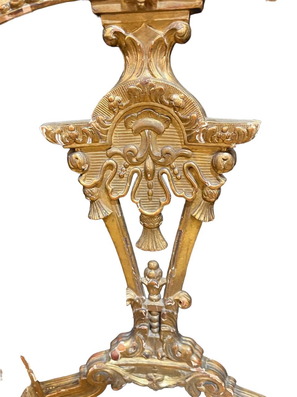 Carved Pair of Louis XVI Giltwood Ballroom Chairs For Sale