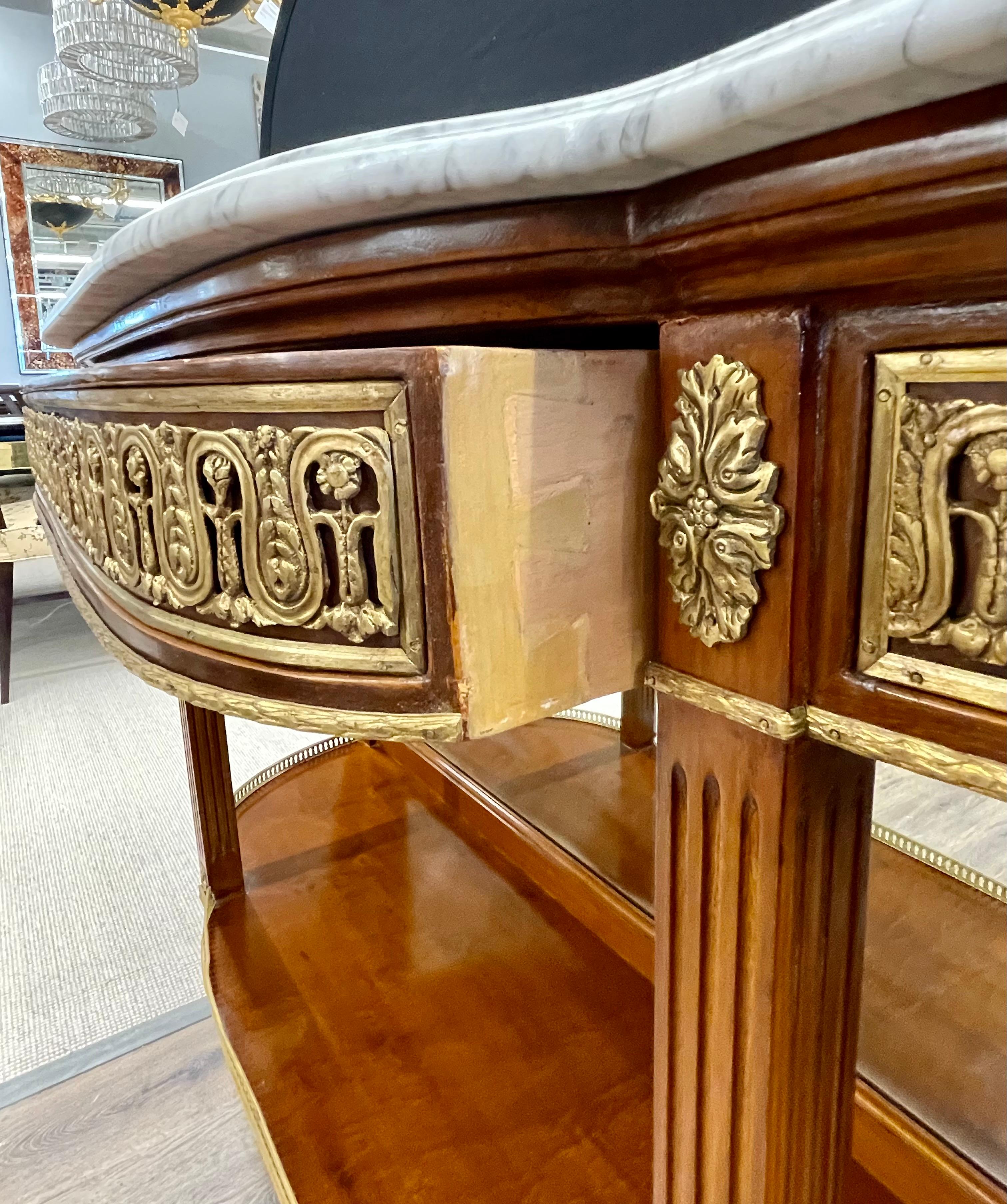 Pair of Louis XVI Jansen Style Console Tables or Sideboards 9