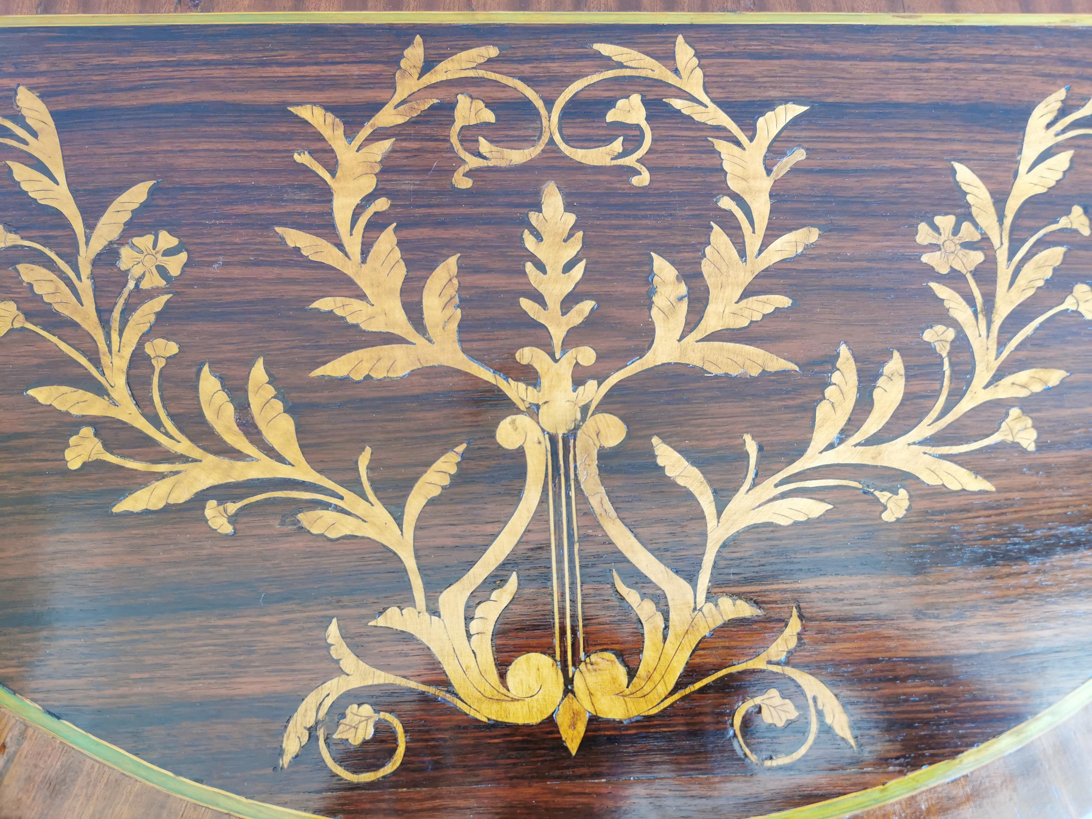 Pair of Louis XVI Marquetry Side Commodes  10