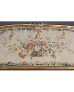 Pair of Louis XVI Canapés by Pierre Laroque With Original Beauvais Tapestries