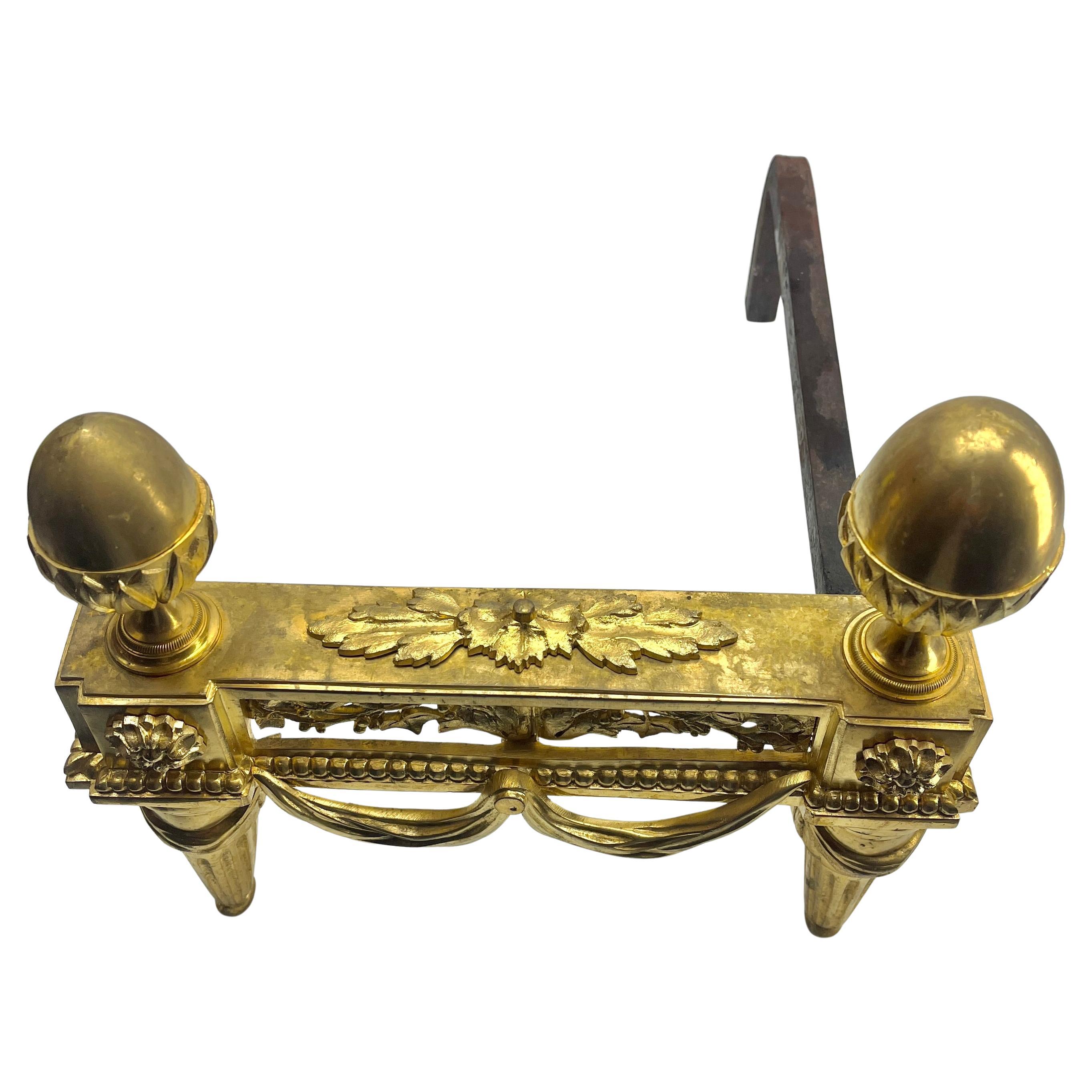 Francese Coppia di androni in bronzo neoclassici francesi Luigi XVI del XIX secolo in vendita