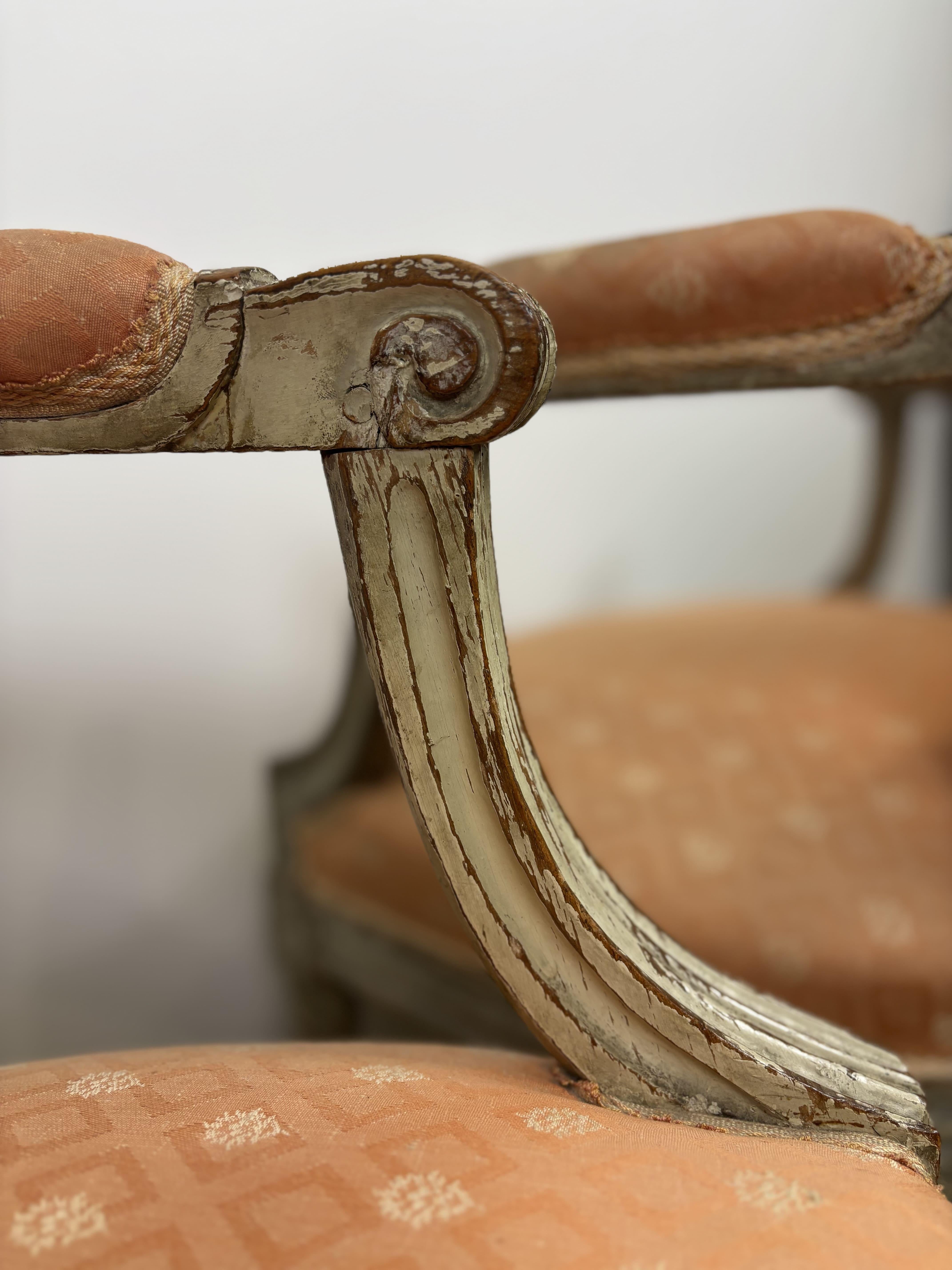 Pair Of Louis XVI Period Armchairs - France - 18th Century 3