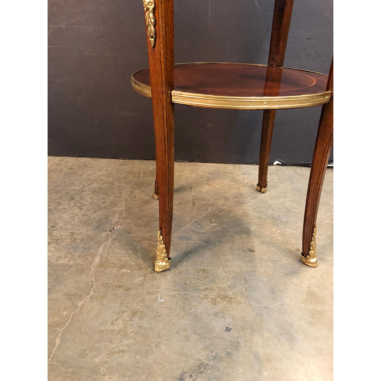 Pair of Louis XVI Round Tables In Good Condition In Westwood, NJ