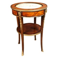 Antique Pair of Louis XVI Round Tables