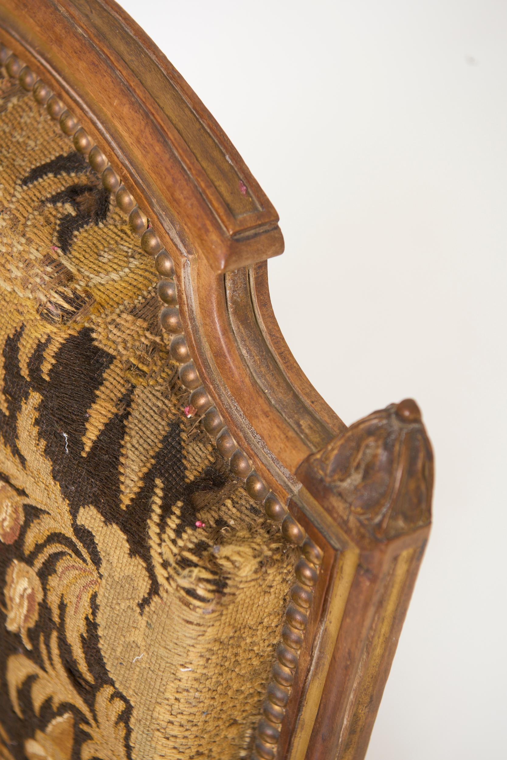 Pair of Louis XVI Style Armchairs For Sale 10