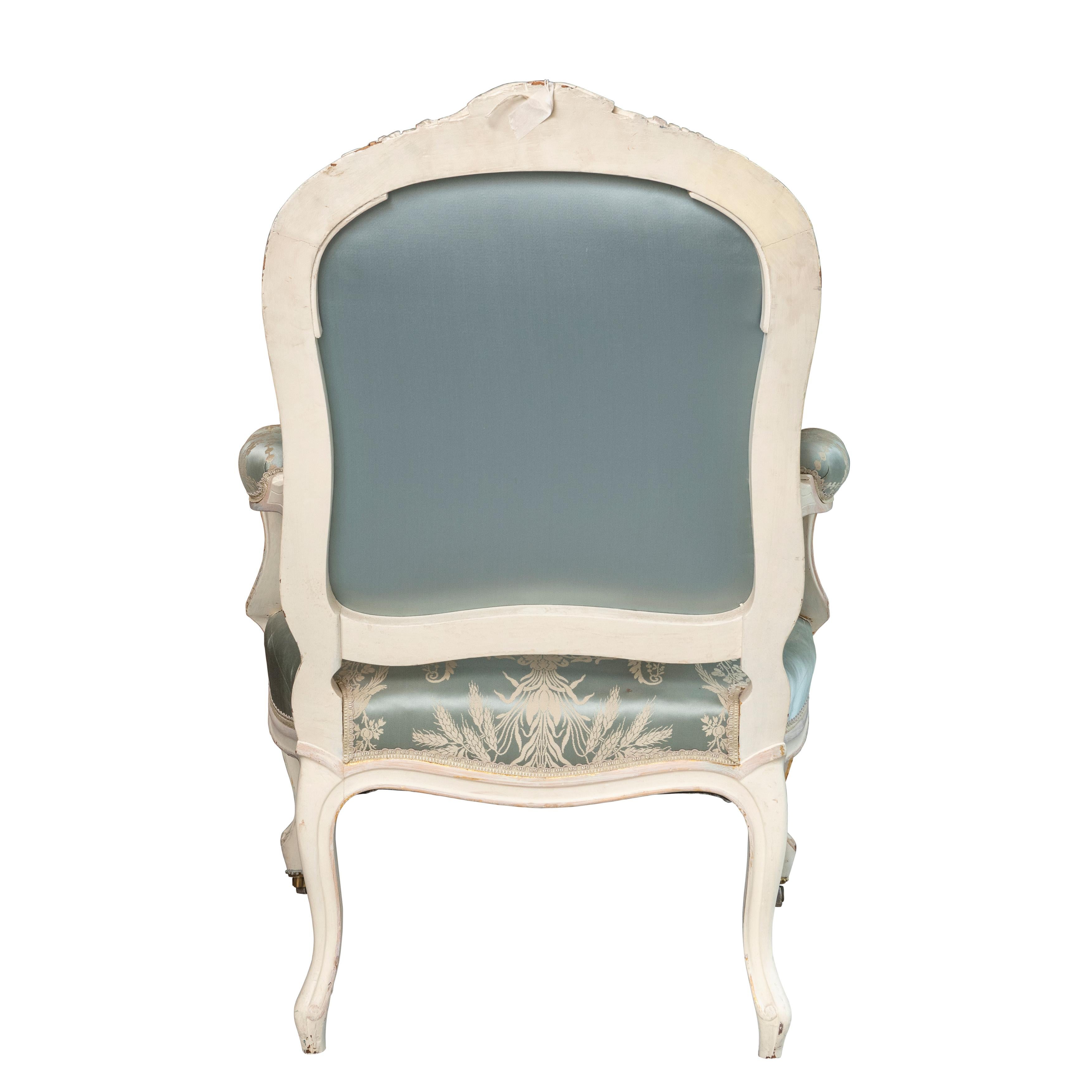 Pareja de Sillones estilo Luis XVI, Francia circa 1890 en Bueno estado para la venta en Knutsford, GB