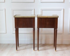 Pair Of Louis XVI Style Bedside Tables