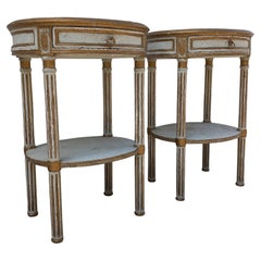 Pair Of Louis XVI Style Bedside Tables