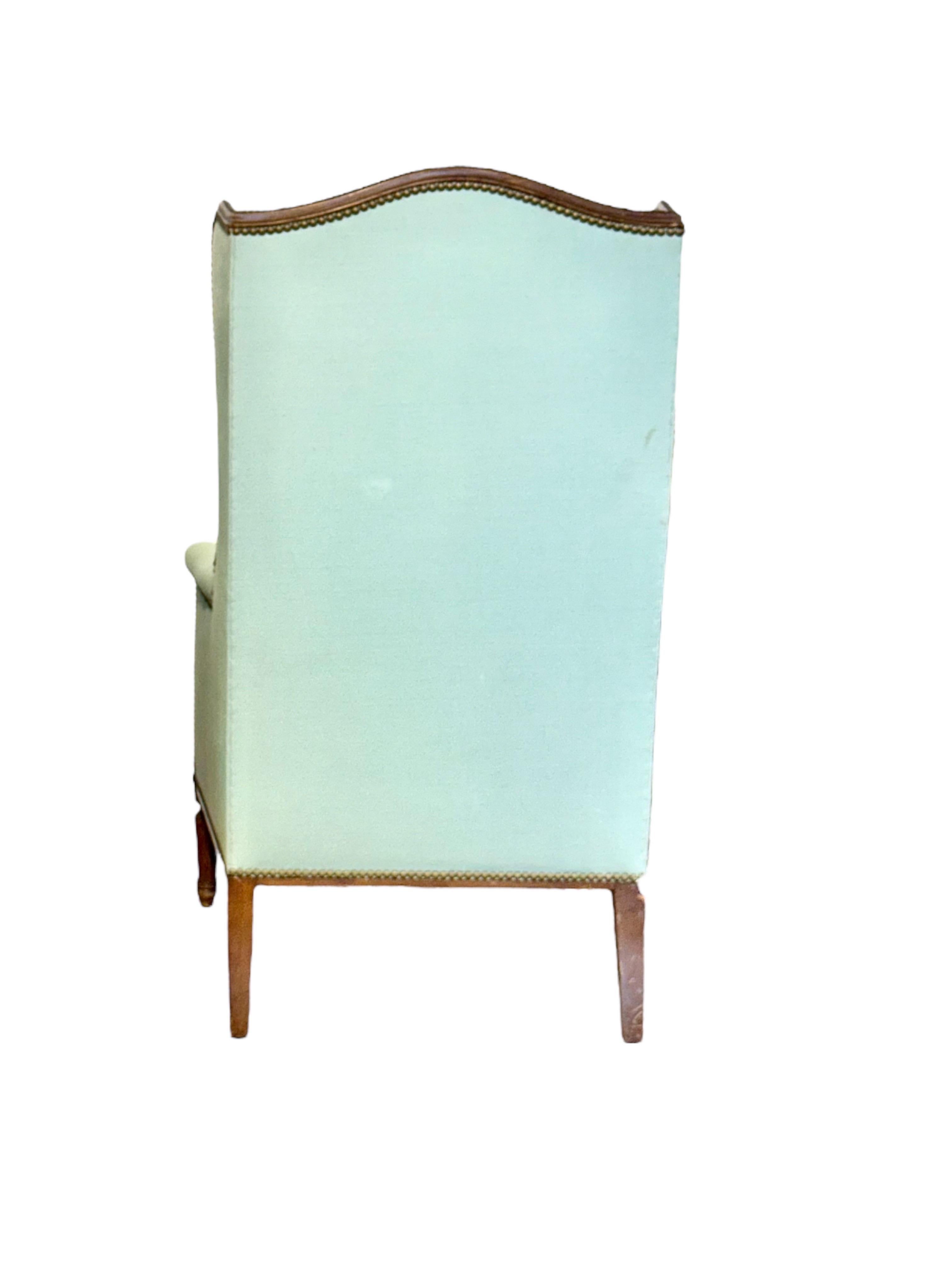 Paar Bergères à Oreilles im Louis-XVI-Stil, 19. Jahrhundert im Angebot 12