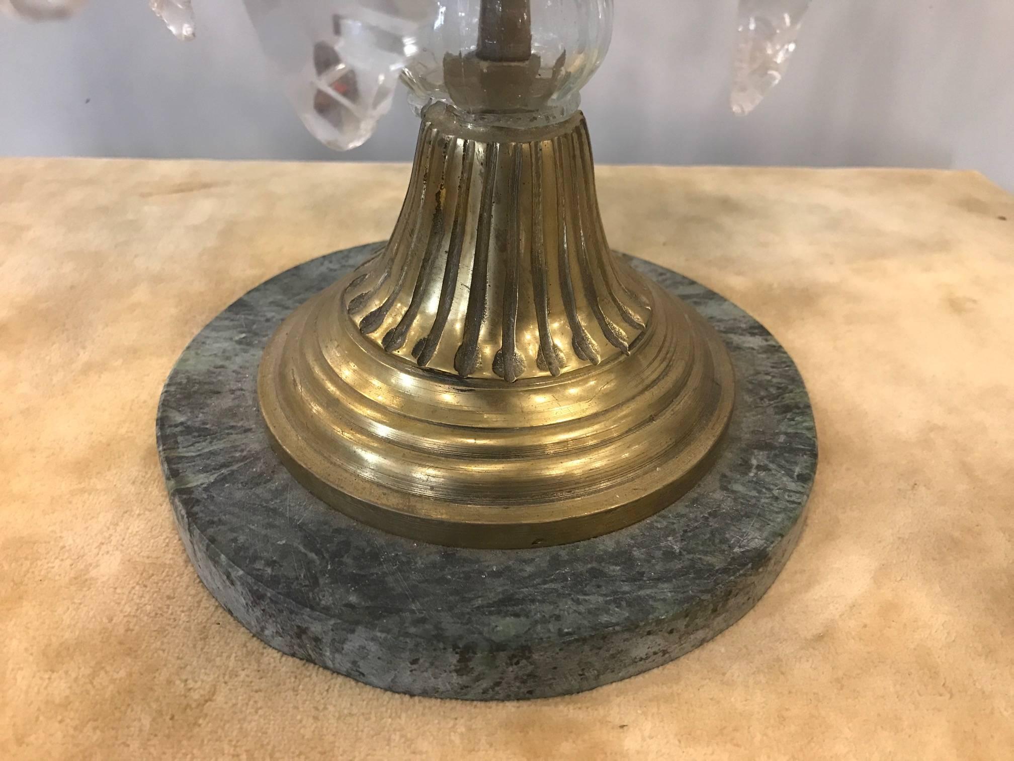 Pareja de Candelabros de Bronce Estilo Luis XVI siglo XIX en venta