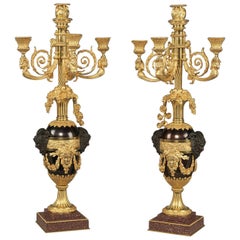 Pair of Louis XVI Style Candelabra after François Rémond, circa 1830