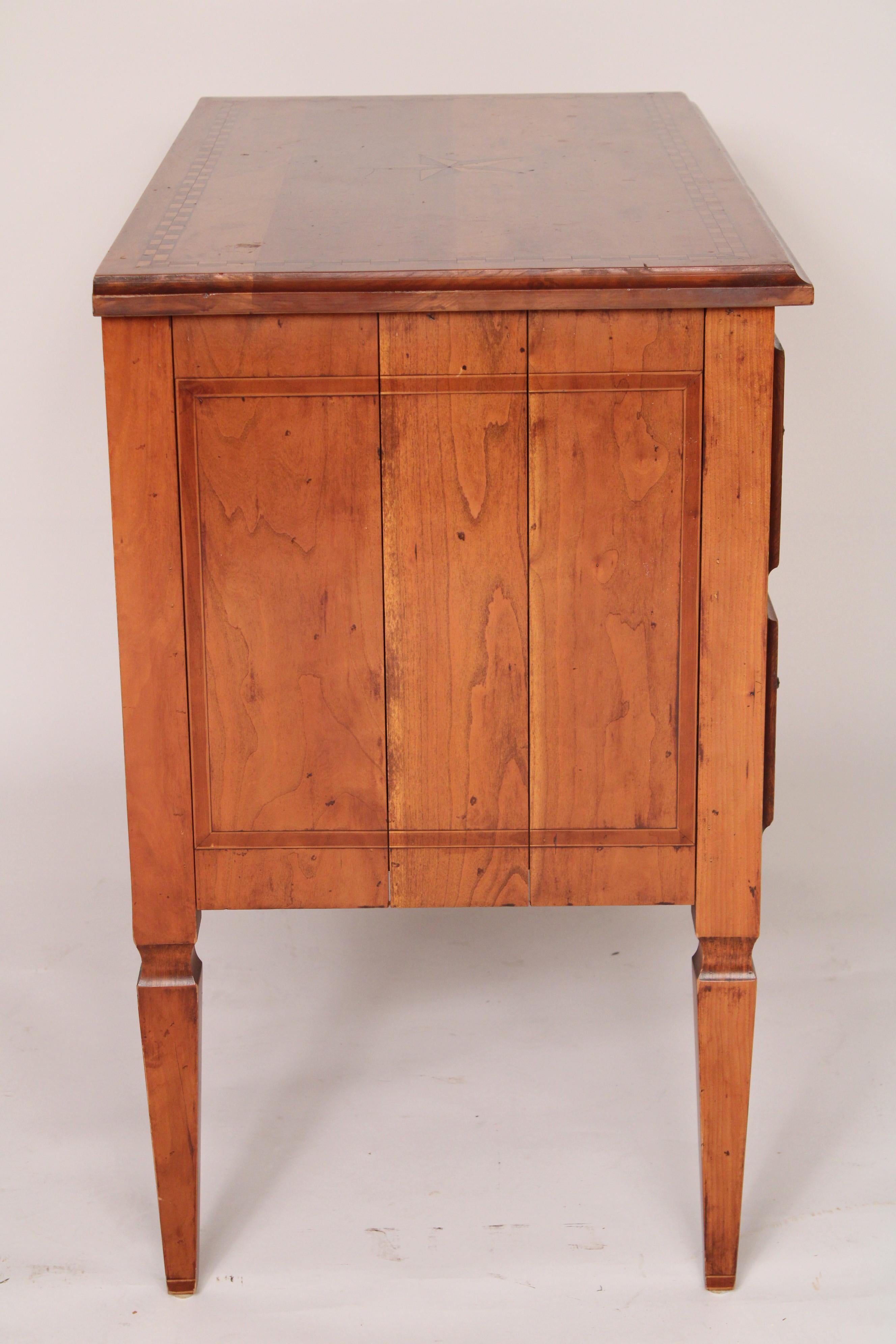 Metal Pair of Louis XVI style Chests of Drawers